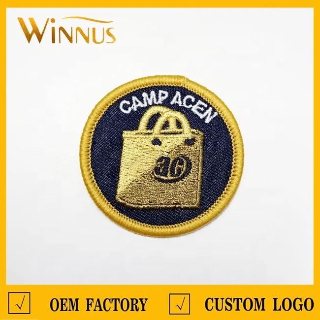 Guangdong manufacturer hockey garment fabric big embroidered iron on patches