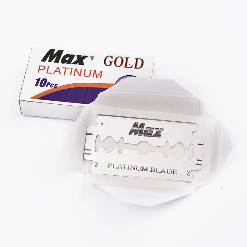 Wholesale high quality double edge blade skin care razor blade stainless steel blade