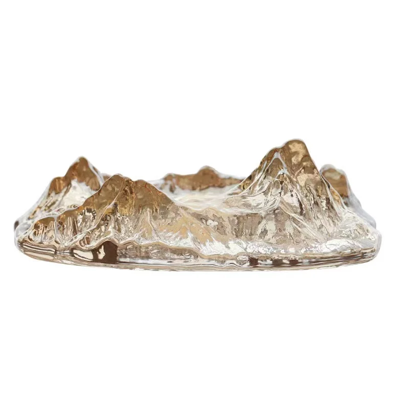 
 smoking accessories smoke shop popular new style creative crystal glass Mount Fuji weed cigar tobacco Ashtray ash tray  