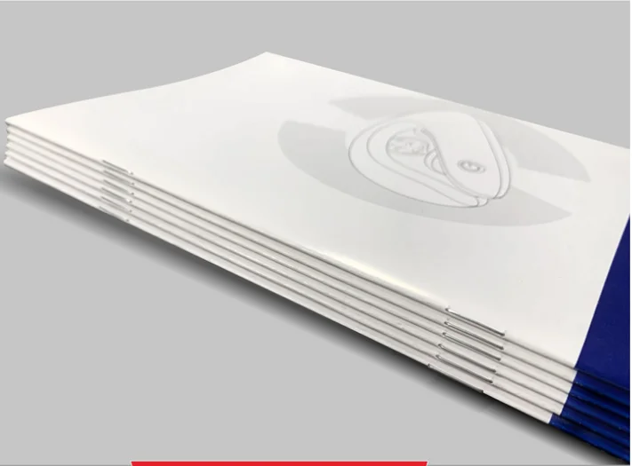 Label instruction leaflet design printing color black and white riding nail instruction printing