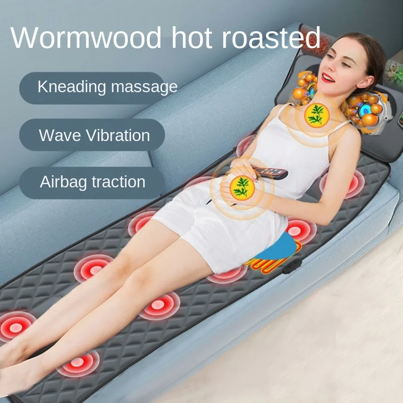 Multifunctional neck massage bed therapy Acupressure full Body Massage Mattress for