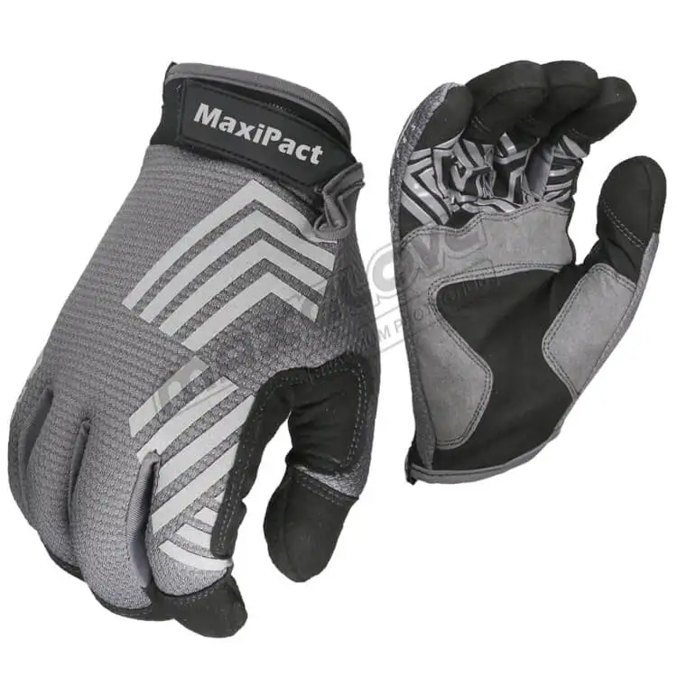 MaxiPact Silica gel  Mechanic Synthetic anti slip safety Gloves