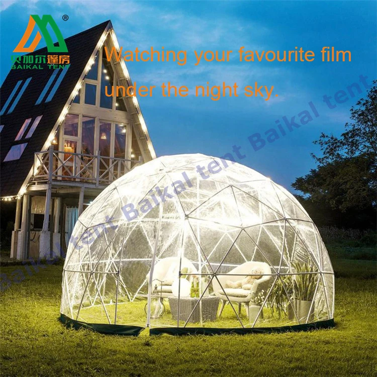 Luxury outdoor transparent hotel plastic clear dome garden igloo tent.jpg