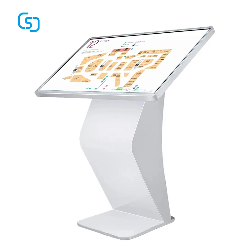 CSJ 55 Inch 4K Digital Signage Touch Screen HD LCD Kiosk Indoor Advertising Retail Stores Shopping Malls SDK Function