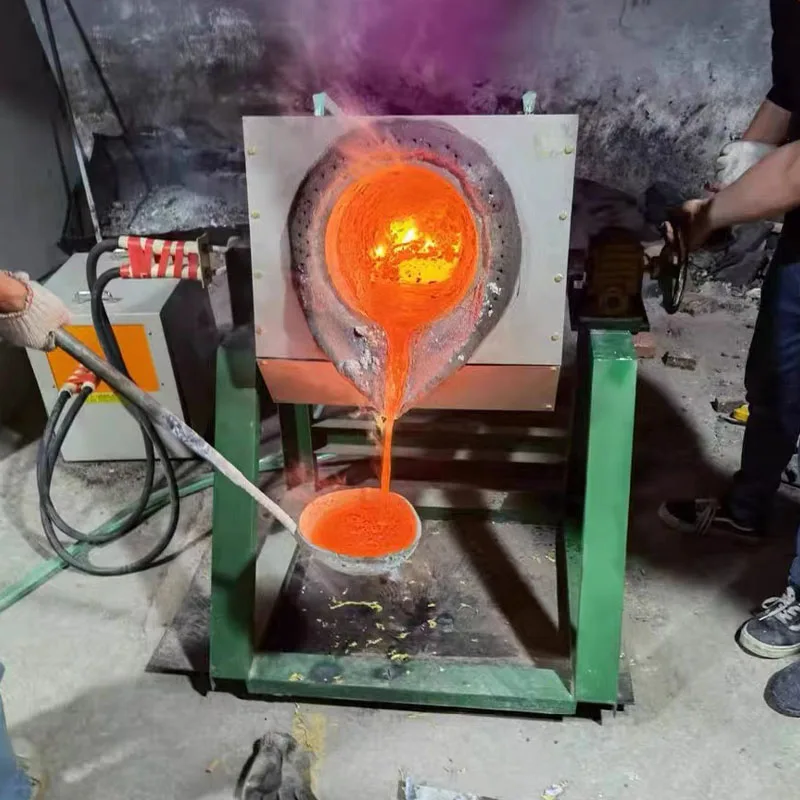 160KW Factory Electric Induction Aluminum Melting Furnace