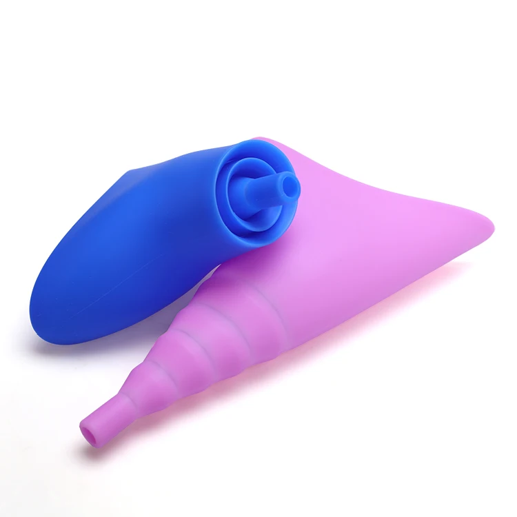 Hot Sale Silicone Pee Funnel Standing Urination Device Camping Portable Corner Women Outdoor Female Urinals