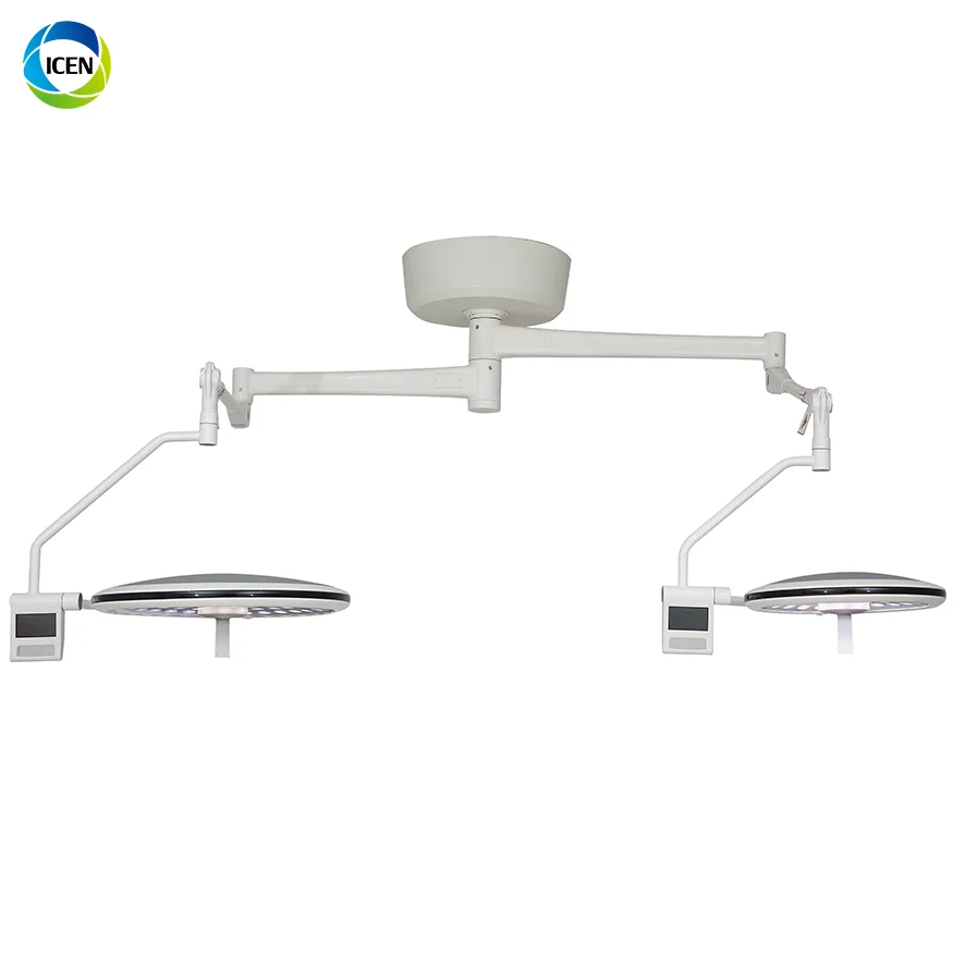 IN-P700 Medical Ceiling Type Double Head Operation Light Led Shadowless Operating Lamp