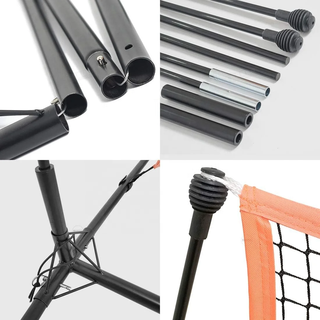 Double-Sided Soccer Ball Target Goal Practice Rebounder Net for Soccer Training