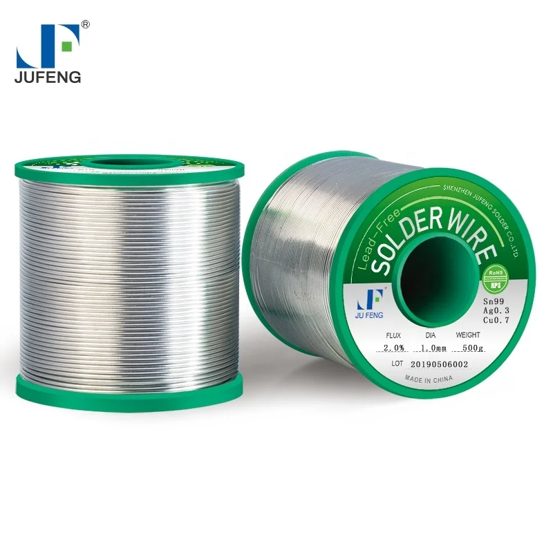 High Purity Sn99.3Cu0.7 Solder Core Wire Lead-Free Tin With Little Residue
