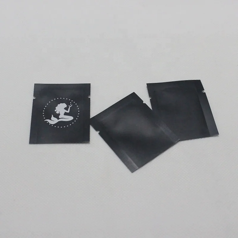 Custom logo print small ziplock biodegradable plastic pill bag