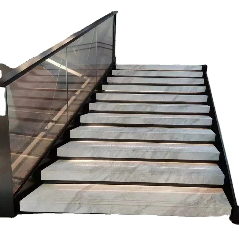 white marble spiral staircase customized marble stair tread waterjet stair case white stone carving