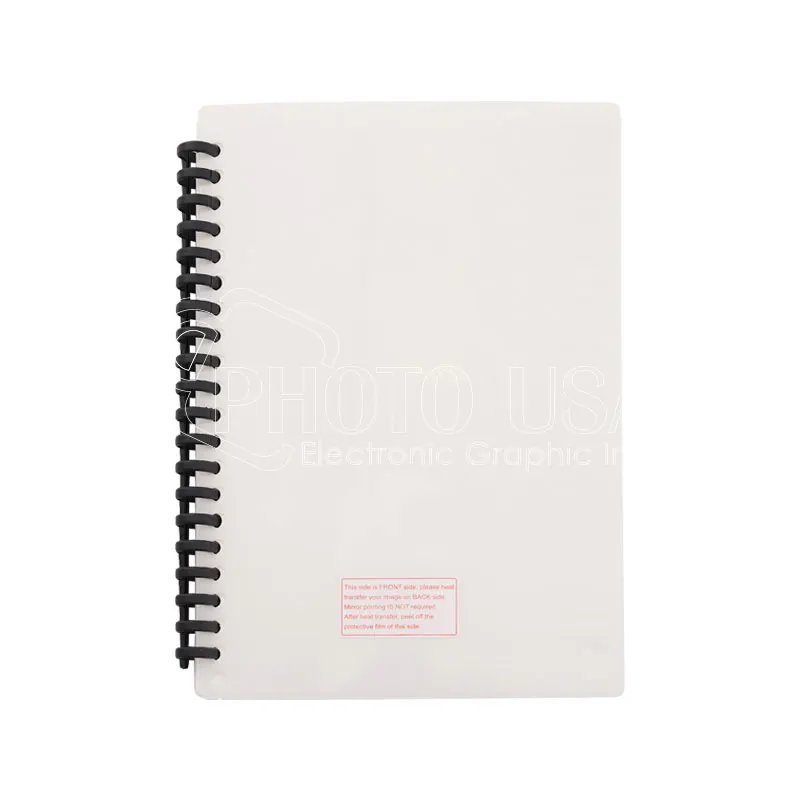 Sublimation Blank A5 Plastic Spiral-Bound Loose-Leaf Notebook