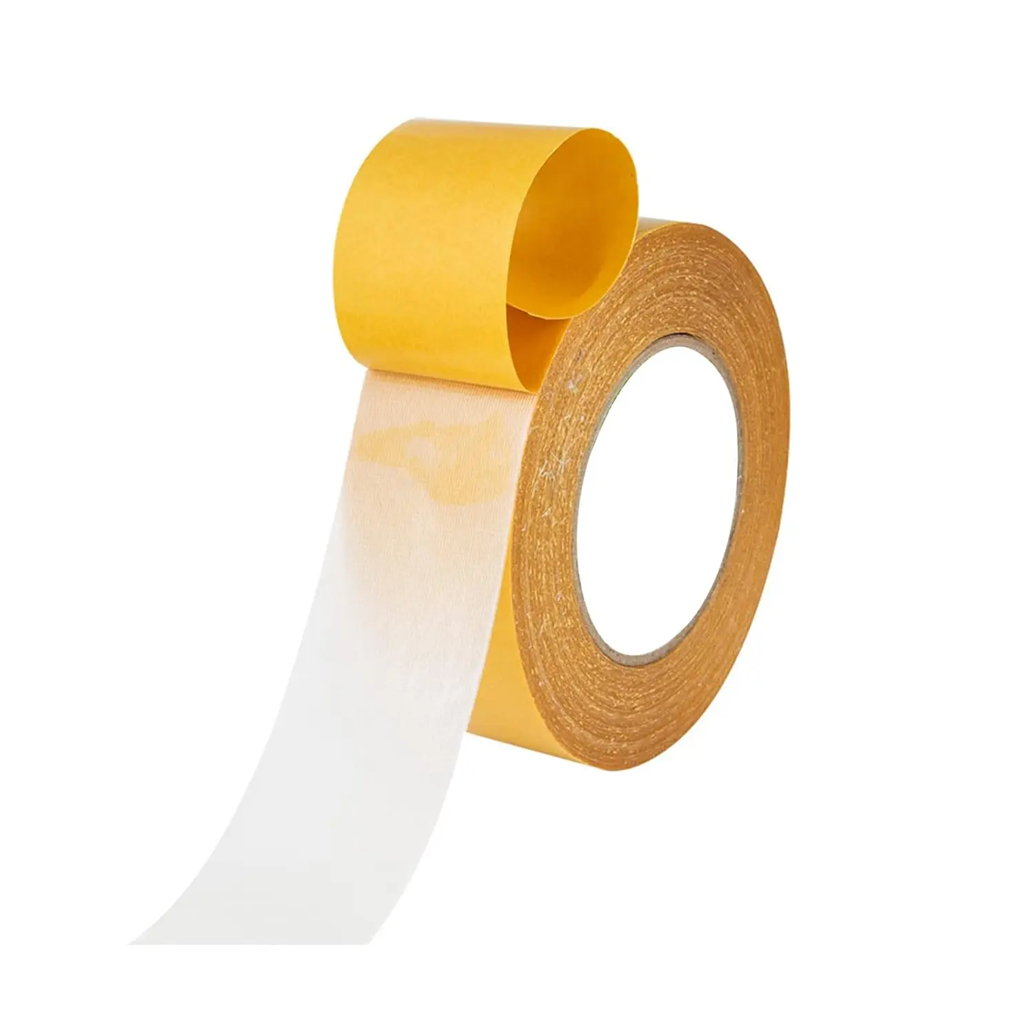 Double Sided Adhesive Tape Super Sticky Carpet Tape Fabric Strong Wall Mounting Tape (Yellow)