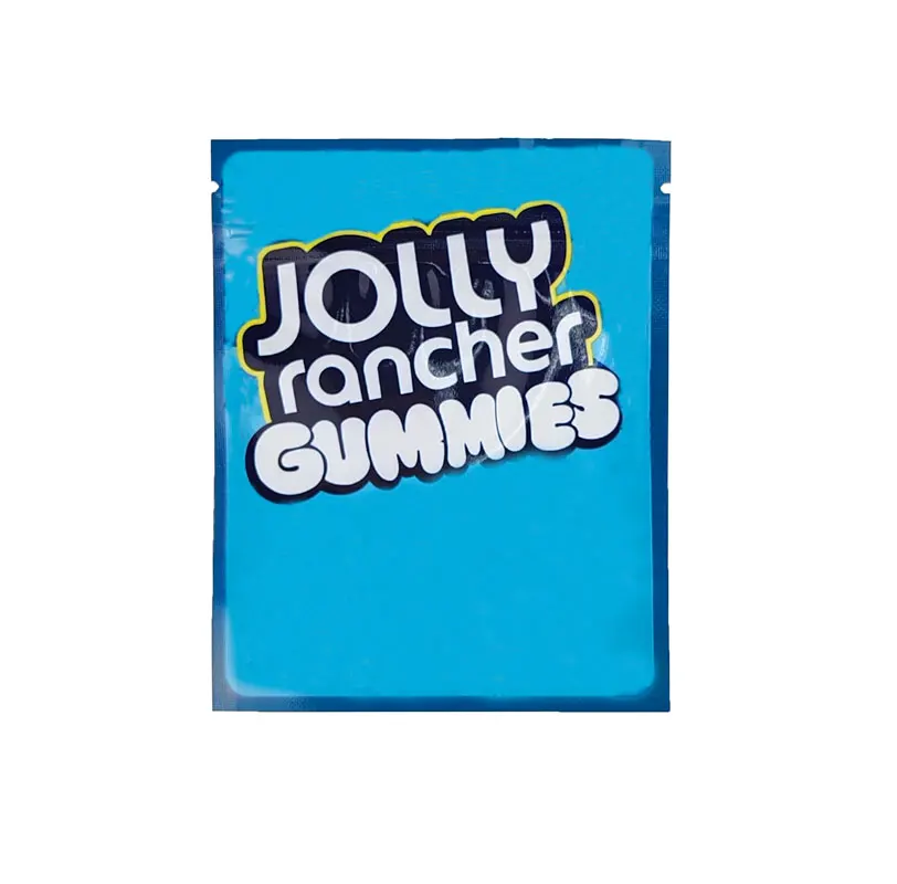 
2020 Newest Jolly Rancher Gummies Mylar Bag 600mg Sour Resealable Medicated Edibles Zipper Plastic Bags 