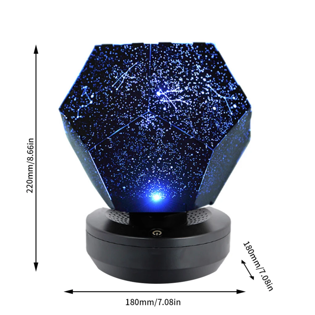 LED USB Astronaut Star Projector Lamp Starry Sky Night Light Colorful Starry Sky Projector Decorative Nightlight Lamp