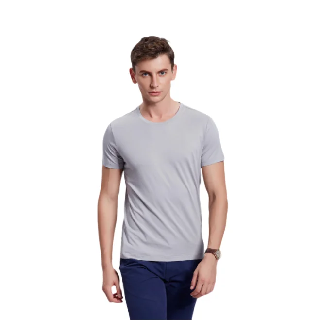 wholesale RTS Xinlan cotton men high quality t shirts Chinese factory cheap t shirt for men