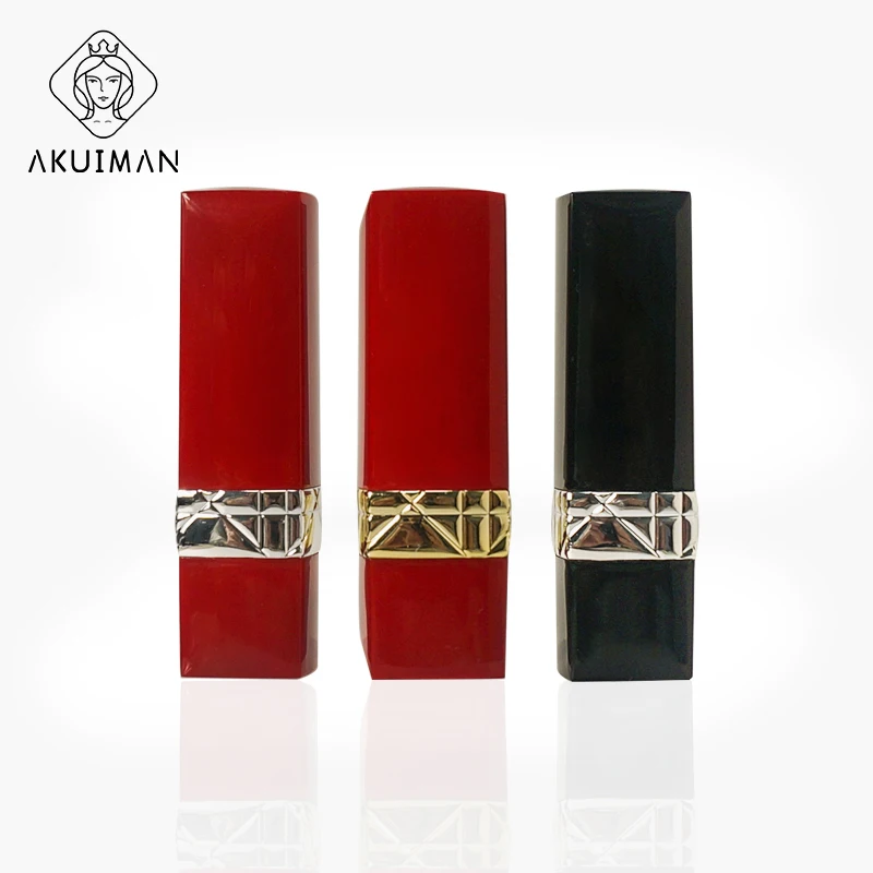 Wholesale High Quality Custom Color 4ml Clear Lip Gloss Tube Plastic Cosmetic Lipstick Tube with Custom Logo Label