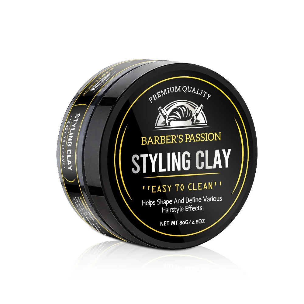 Stylish Men Strong Hold Absorbs Quickly Styling Clay Matte Hair Pomade