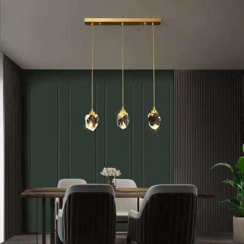 American design Retro Bedroom Decorative luxury K9 Chandelier kitchen restaurant modern luxury glass chandelier