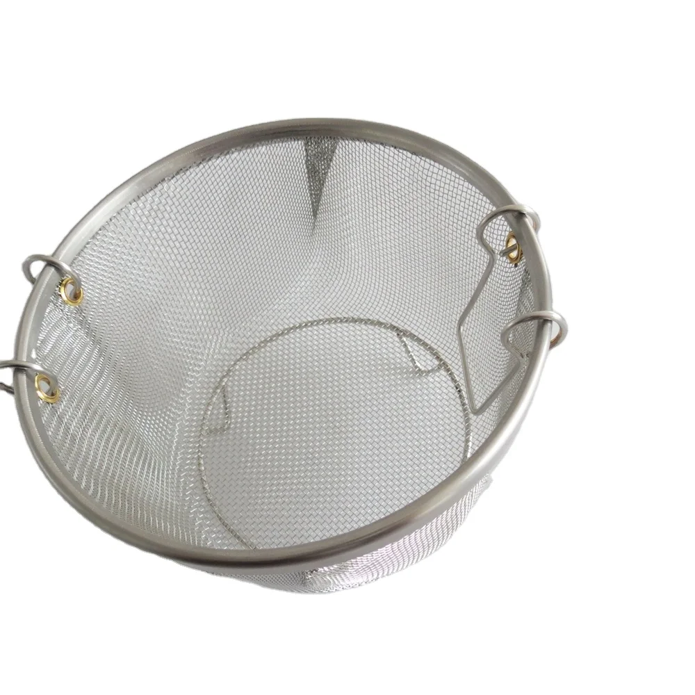 New Size Stainless Steel Mesh Strainer Volume Basket Steam Fry