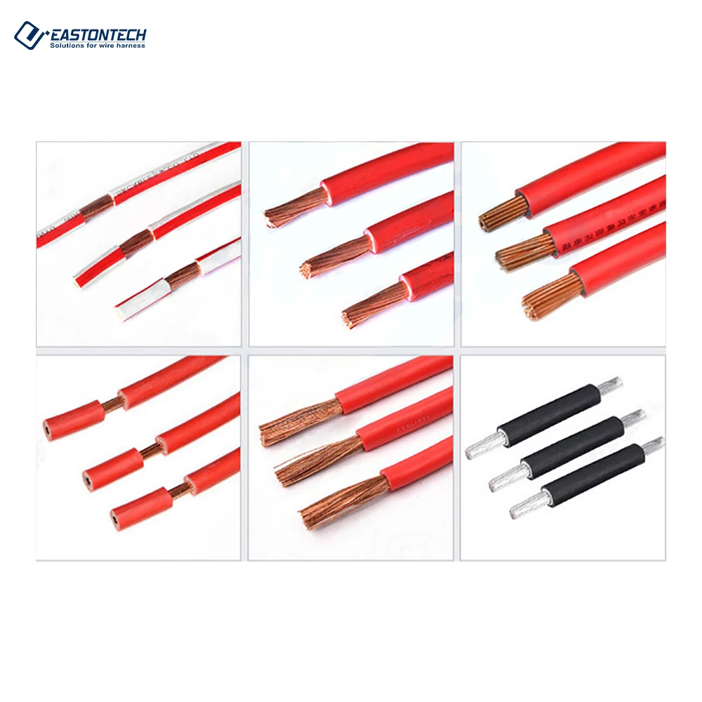 EW-3010 Cable manufacturing automatic stripping machine easy to operate full electrical thin small cable stripping equipment