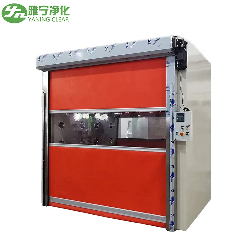 Modular Wall Panel Clean Room and Coldstore room  PVC Fast Rolling Shutter Door Intelligent for Cold Room