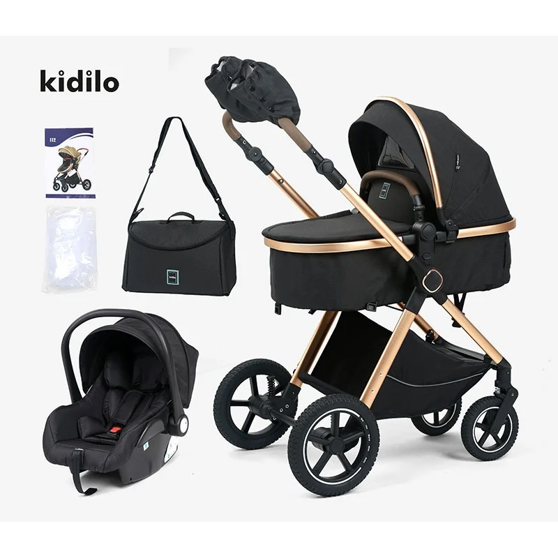 Kidilokids переносная тележка с высоким пейзажем детская коляска может сидеть и лежать для машины ходить через границу оптом