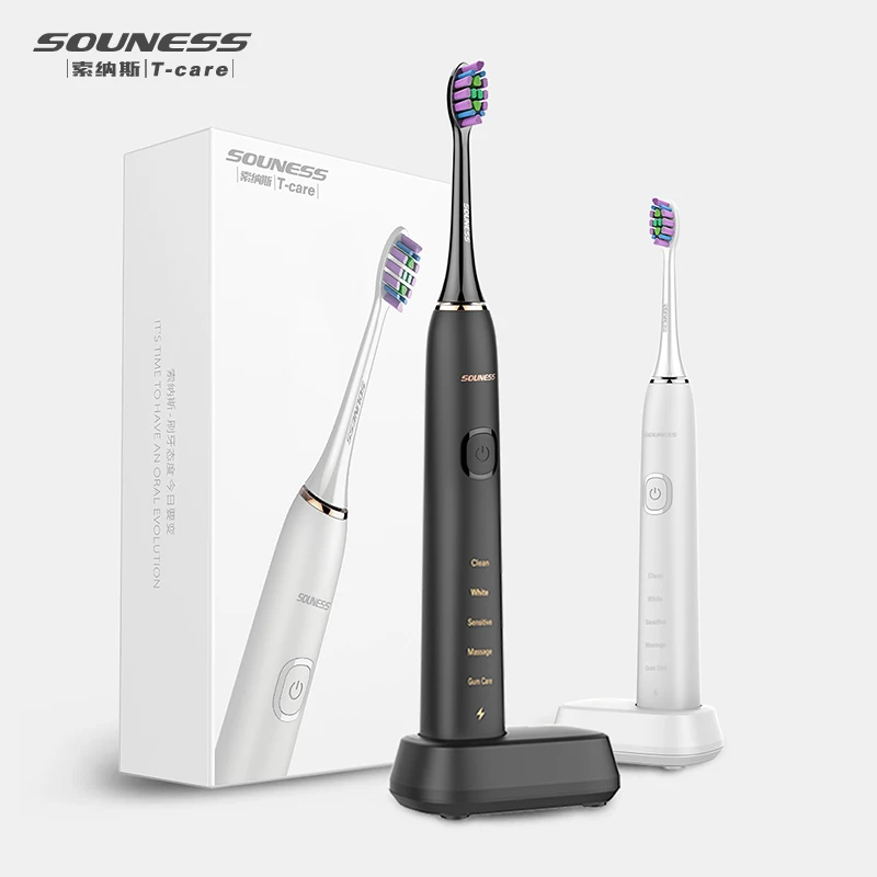 Электрическая зубная щетка Baolijie для взрослых уход за полостью рта отбеливание зубов IPX7 водонепроницаемая электрическая с умным таймером и вибрацией