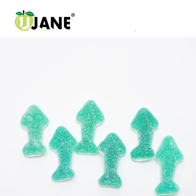 
Shark shape fruity flavor gummy soft candy 