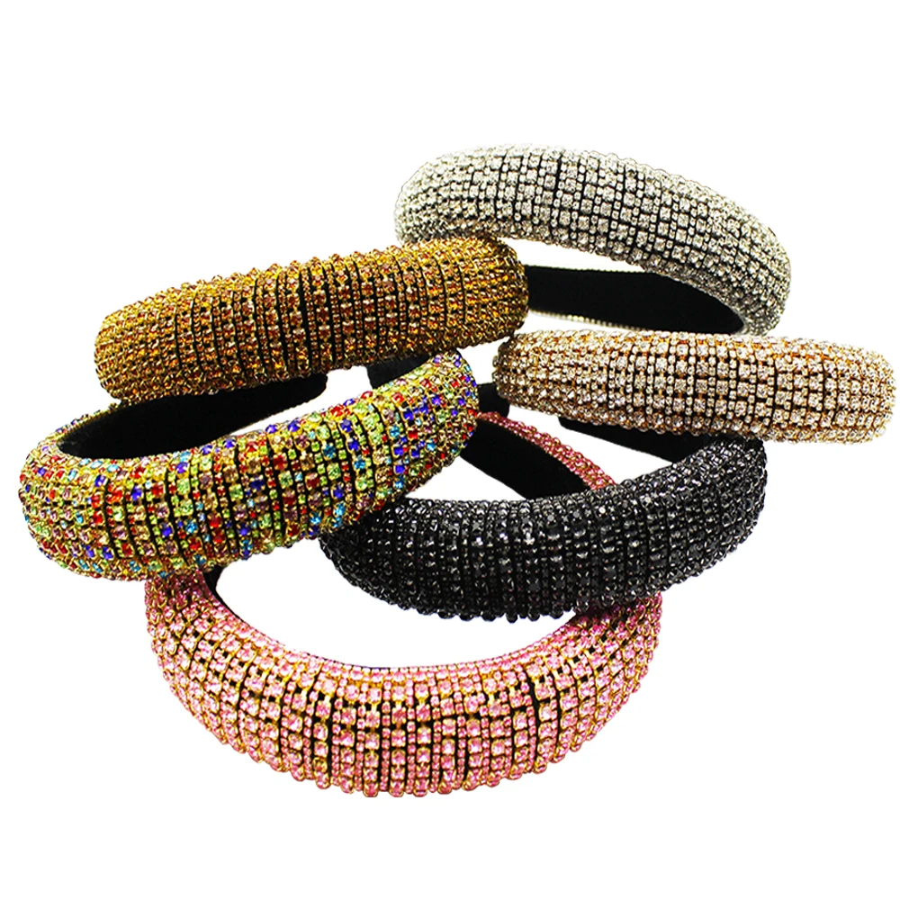 
 Аксессуары для волос 2021, повязки для волос, повязки на голову, дизайнерский обруч для волос со стразами, повязка на голову из искусственных бриллиантов, роскошная повязка на голову с блестками для женщин  