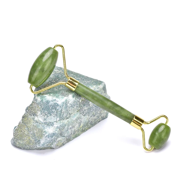 High quality jade roller real natural massage anti aging skin care jade roller for face