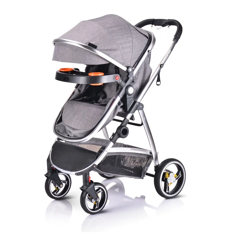 Newborn buggy pram luxury travel 2 in 1 baby pram folding baby car seat and stroller set