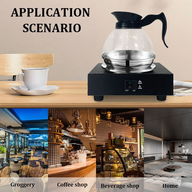 DEWEISI electrical coffee decanter warmer electric coffee kettle electric coffee pot warmer stove appliances kitchen home