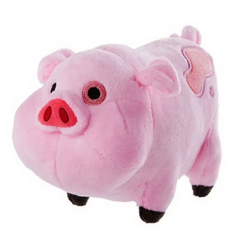 18cm Gravity Falls  Plush stuffed soft Pink Pepa Pig Waddles Toy