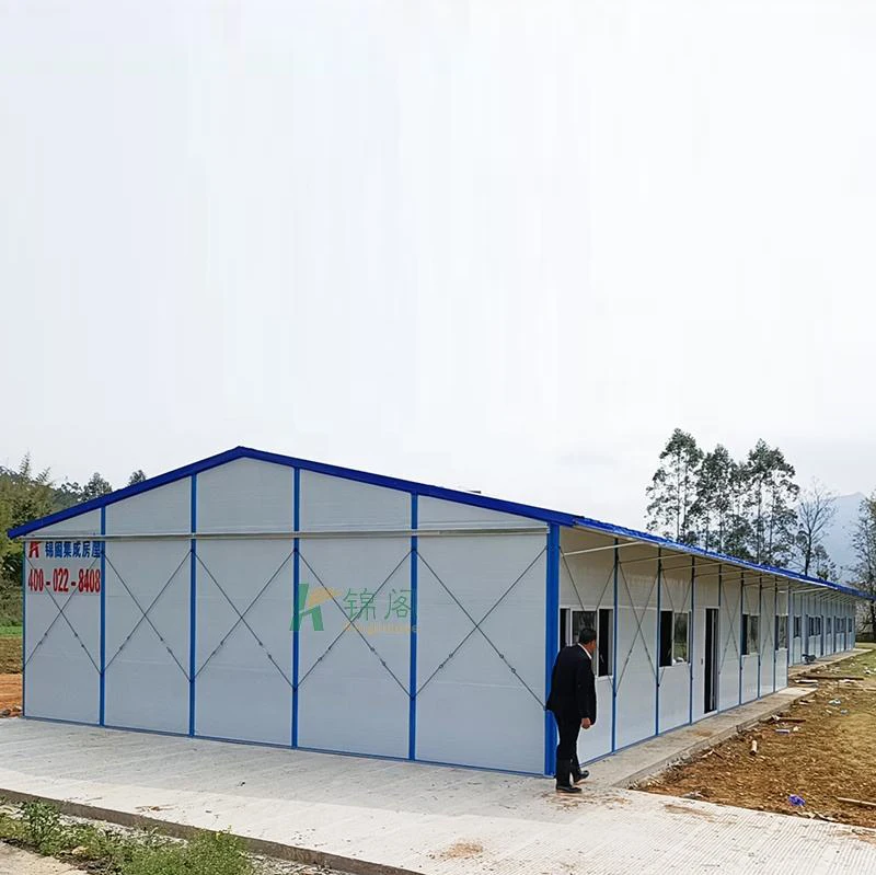 Custom Modular easily assembled Temporary K Type Construction Site House Labour Camp Prefabricated House