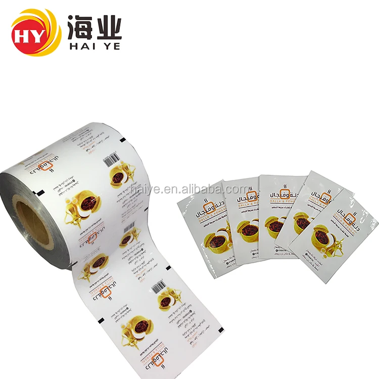 100g 500g 1kg Automatic Food Grade Roll Film Coffee Powder Packing Coffee Packing Bags Wholesales Package Bag For Coffee