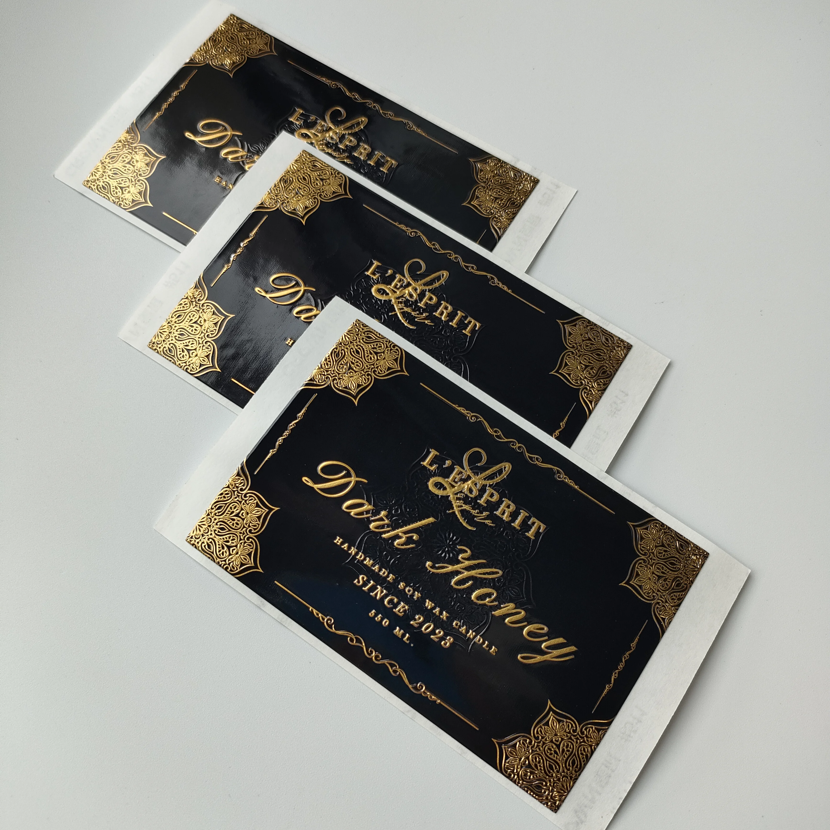 Personalized Wine Bottle Tags Roll Paper For Glass Bottles Foil Wine Labels