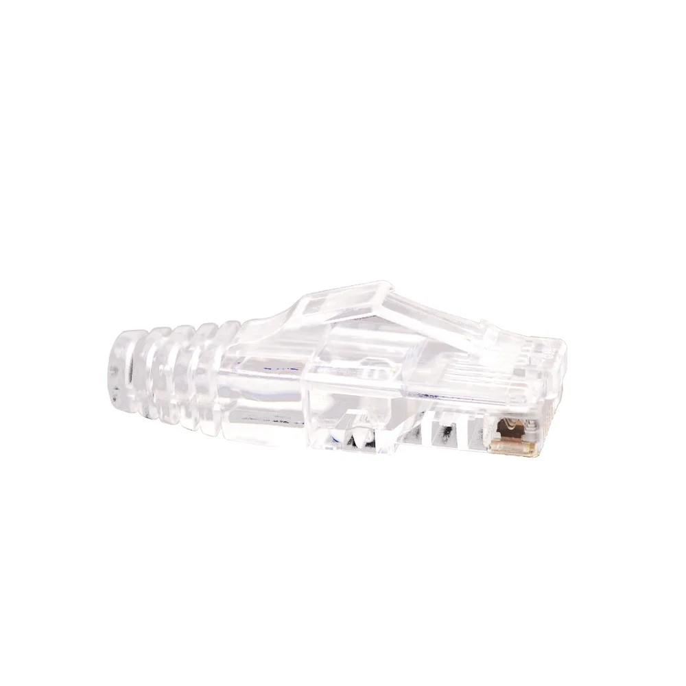 RJ45 Connector Cover Soft Plastic Boot Network 8P8C Modular Plug for CAT5e CAT6 cable
