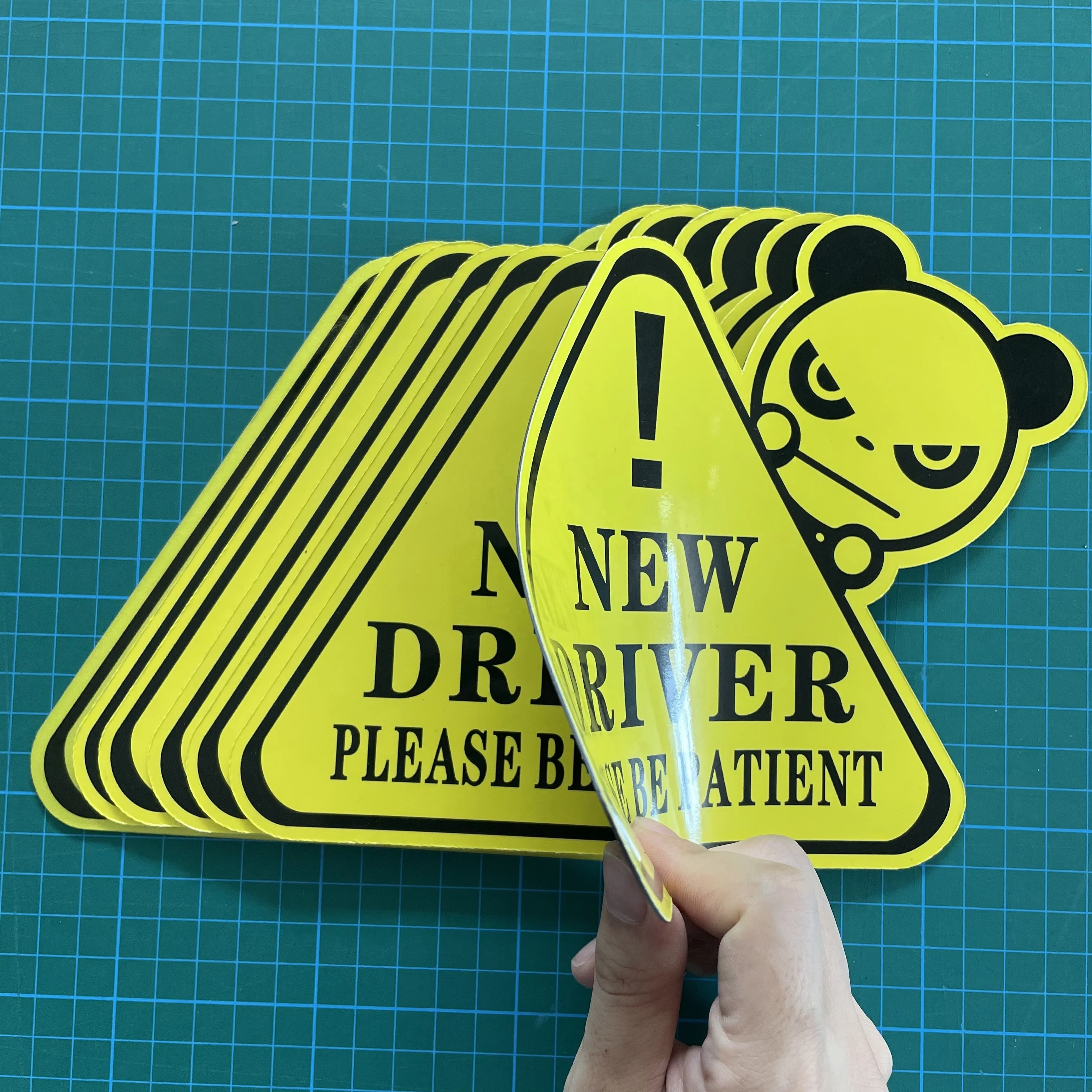 Настраиваемая Водонепроницаемая магнитная наклейка на автомобиль новый водитель магниты для детей печать заказ