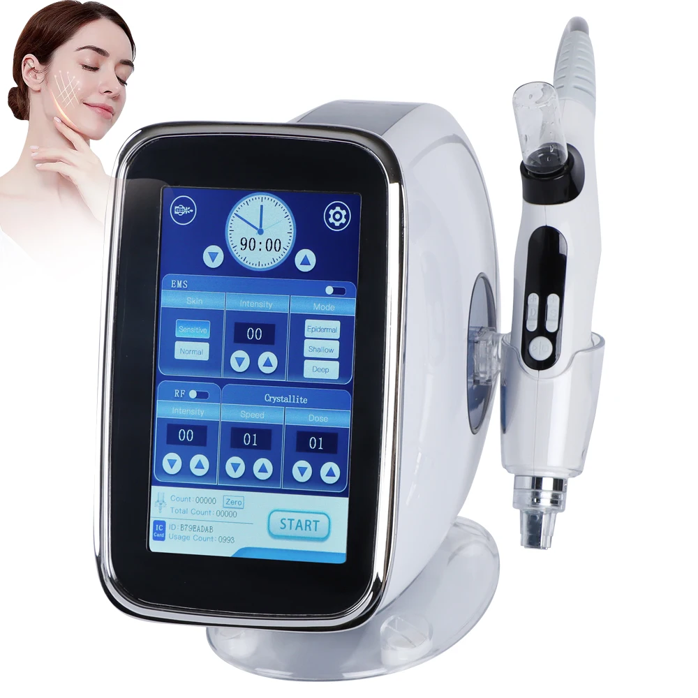 Synogal portable 3 in 1 RF skin rejuvenation EMS injection meso gun no needle mesotherapy machine