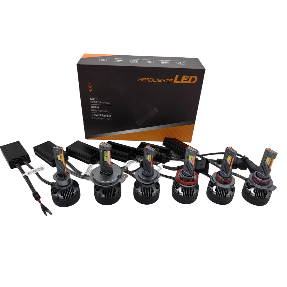 High Power 200W Car Lighting H7 H11 9005 9006 Auto Led 9012 Headlight Kit