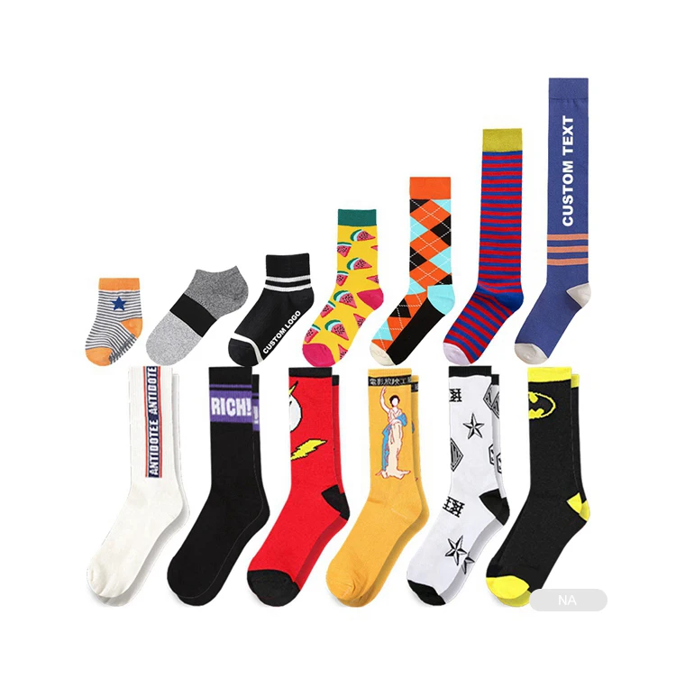 KOLOR-I-0719 custom made socks custom oem socks custom sock