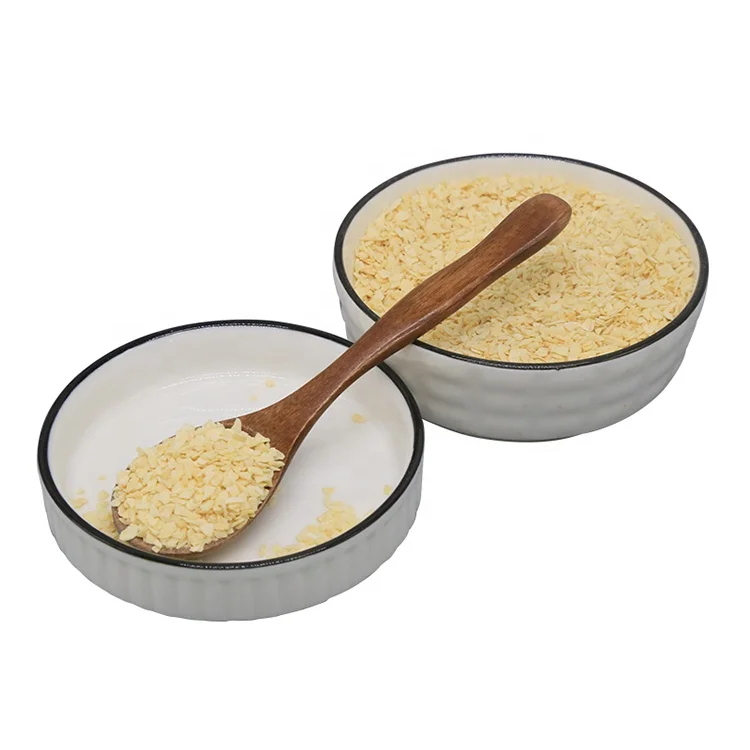 Dehydrated dry minced garlic for canned foods