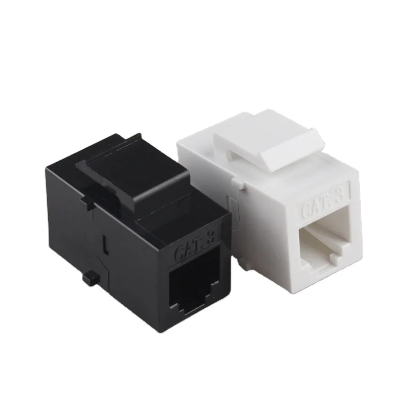 High quality phone module RJ11 jack 180 Degree Cat3 keystone jack UTP RJ11 coupler phone connector for data transmission