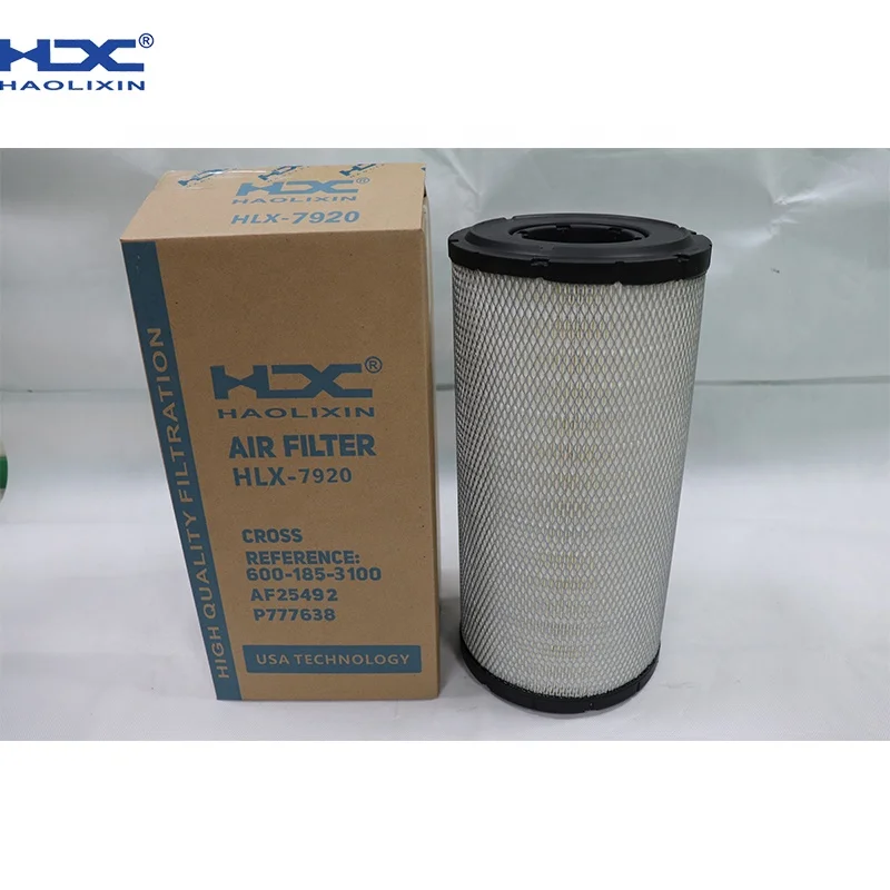 Air filter element AF25492 P777638 32912901 A8577 600-185-3100  AS-8577-S