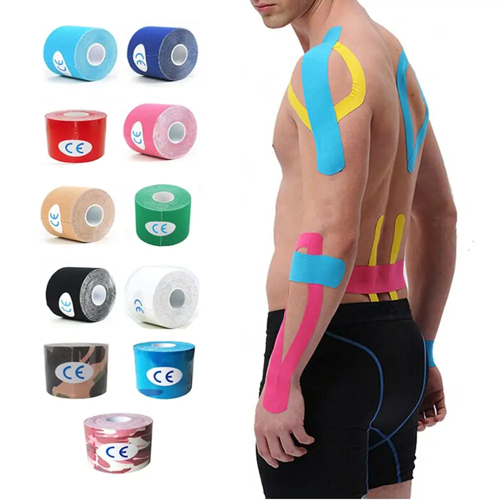 
Kinesiology Tape Strapping Taping Athletic Sports Tape for Men Knee Shoulder Elbow Ankle Neck Muscle 