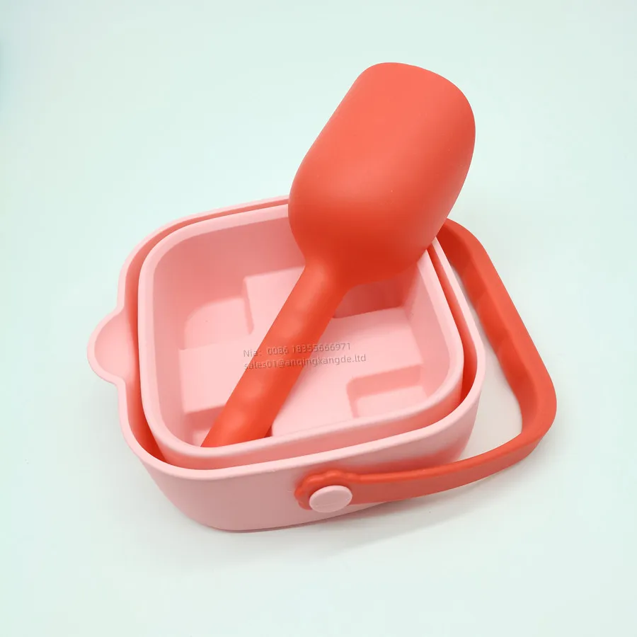 2022 NEW Silicone Foldable Bucket Spade Shovel Set  Silicone Beach Toys