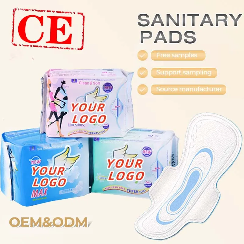 OEM Premium Menstrual Pad Bamboo Fiber Sanitary Pads For Girls Sanitary Napkin Woman Cooling