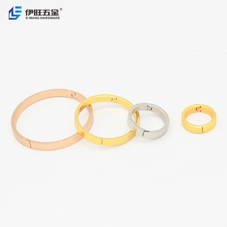 YIWANG стильное Золотое металлическое кольцо из цинкового сплава