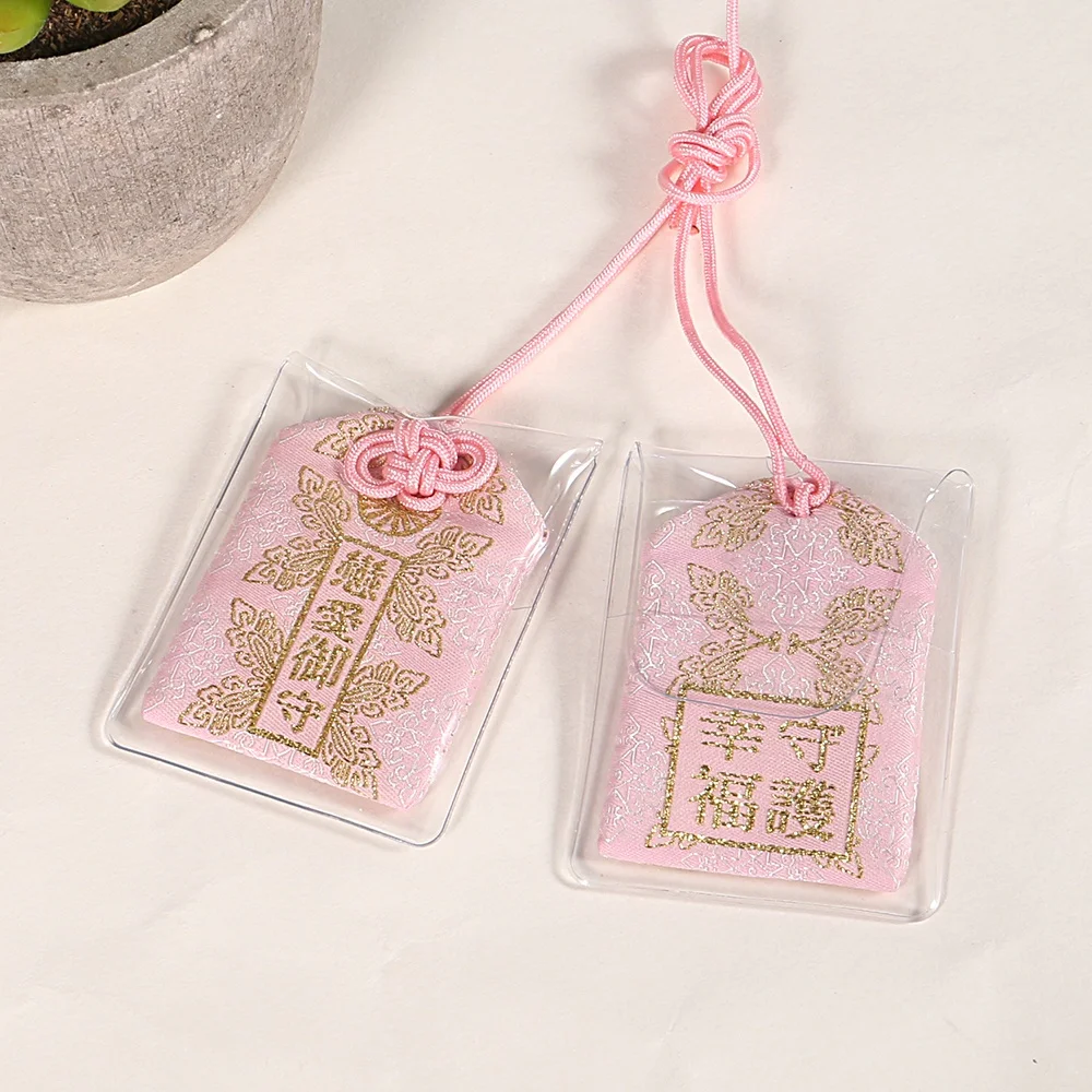 Pink color Omamori Charm Japanese Amulet for Love